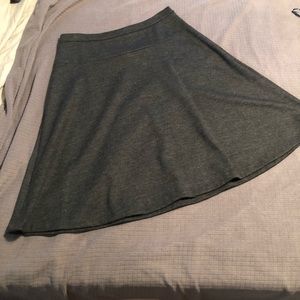 Loft Wool Blend A-Line Skirt